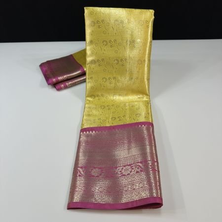 MARBLE BROCADE YELLOW X OPINK