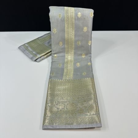 GREY ZARI STRIPE RHYTHM