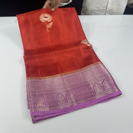 PAPER SILK RED X LAVENDER